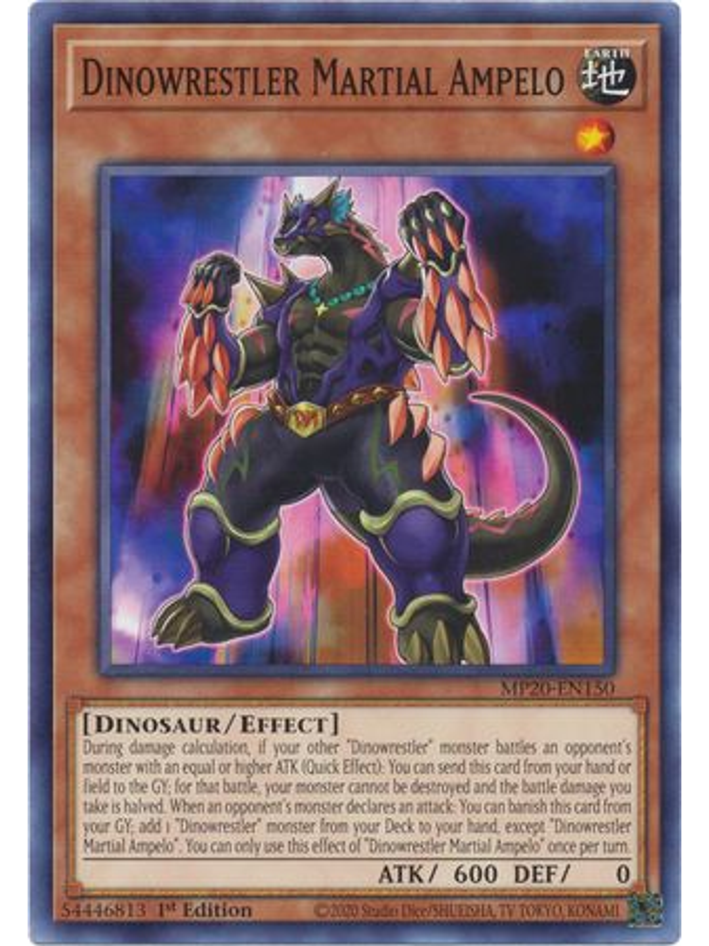 Dinowrestler Martial Ampelo - MP20-EN150 - Common 1st Edition 1