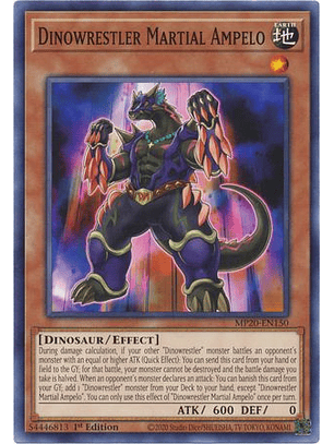 Dinowrestler Martial Ampelo - MP20-EN150 - Common 1st Edition
