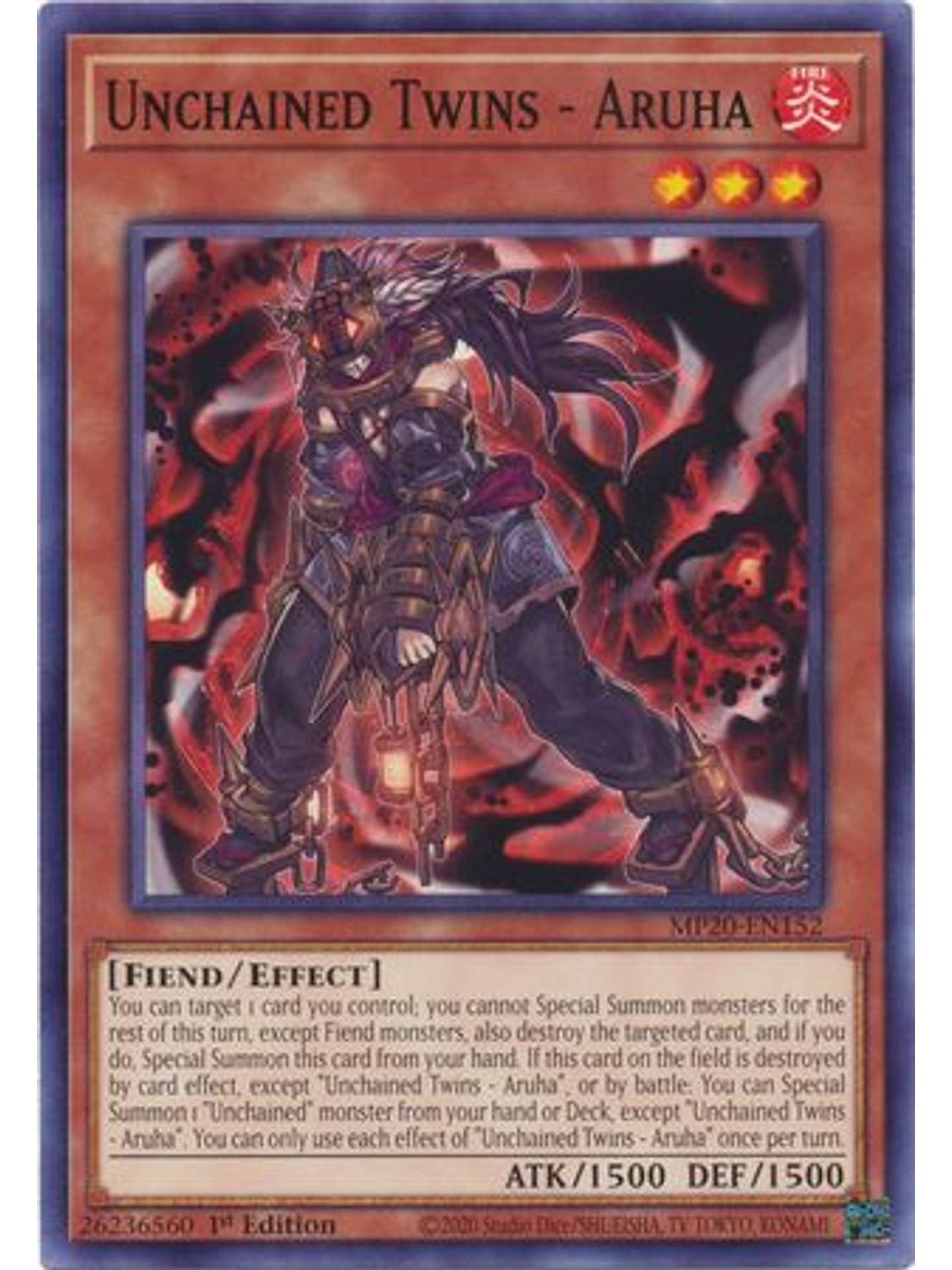 Unchained Twins - Aruha - MP20-EN152 - Common 1st Edition 1