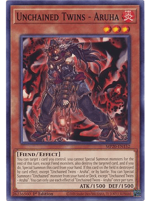 Unchained Twins - Aruha - MP20-EN152 - Common 1st Edition