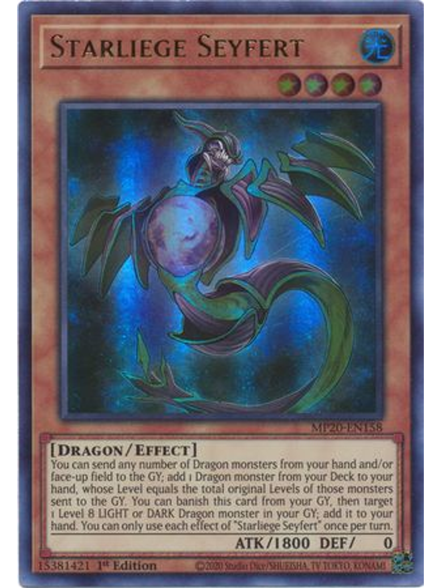 Starliege Seyfert - MP20-EN158 - Ultra Rare 1st Edition 1