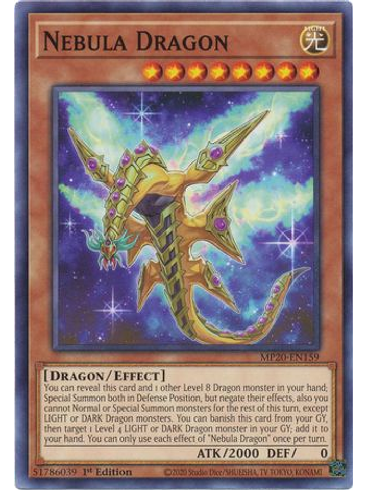 Nebula Dragon - MP20-EN159 - Common 1st Edition 1