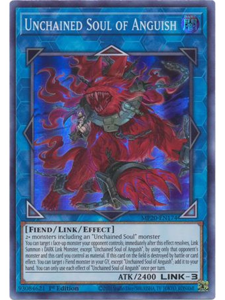 Unchained Soul of Anguish - MP20-EN174 - Super Rare 1st Edition 1