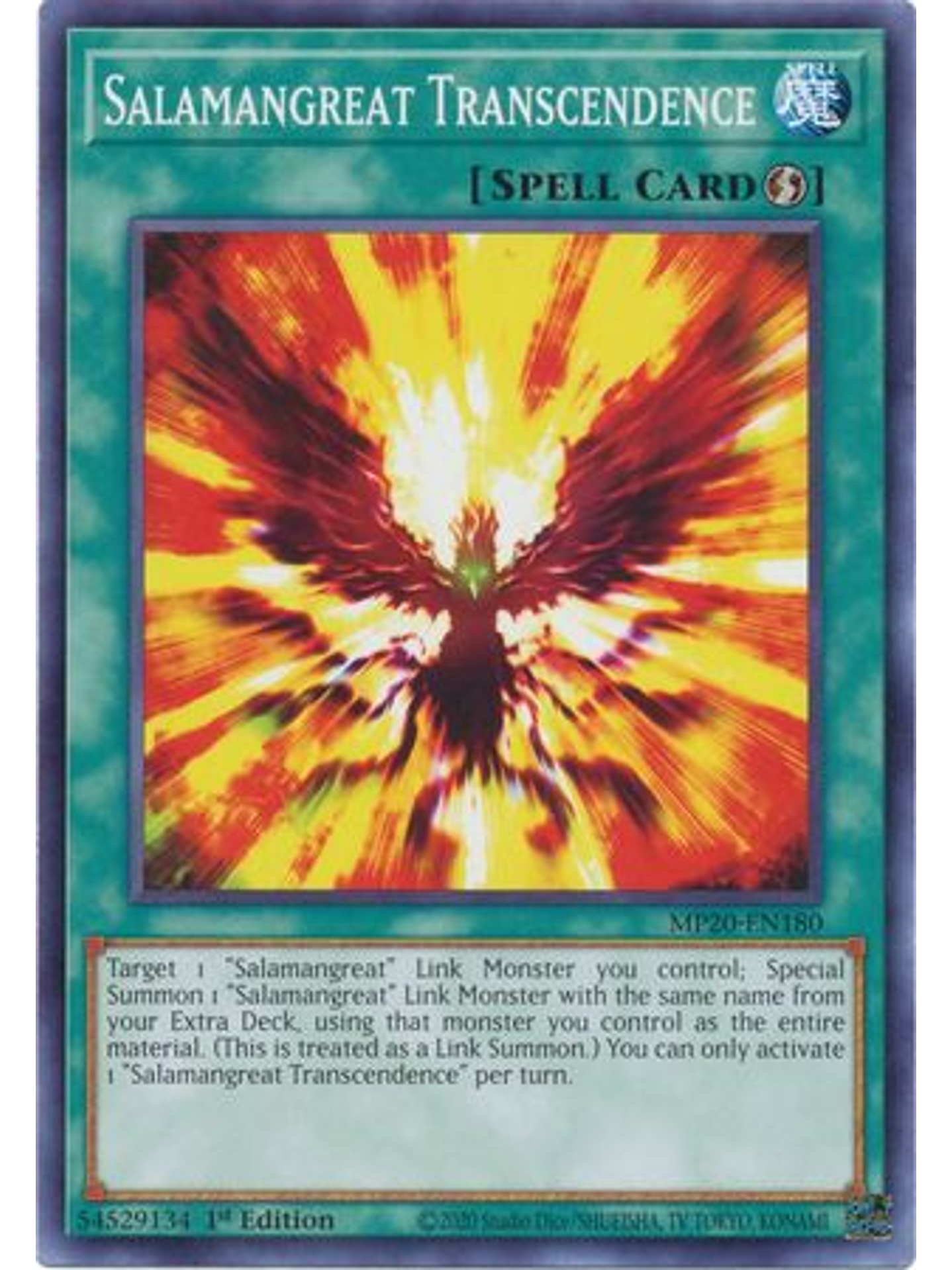 Salamangreat Transcendence - MP20-EN180 - Common 1st Edition 1