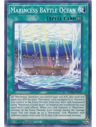 Marincess Battle Ocean - MP20-EN181 - Common 1st Edition