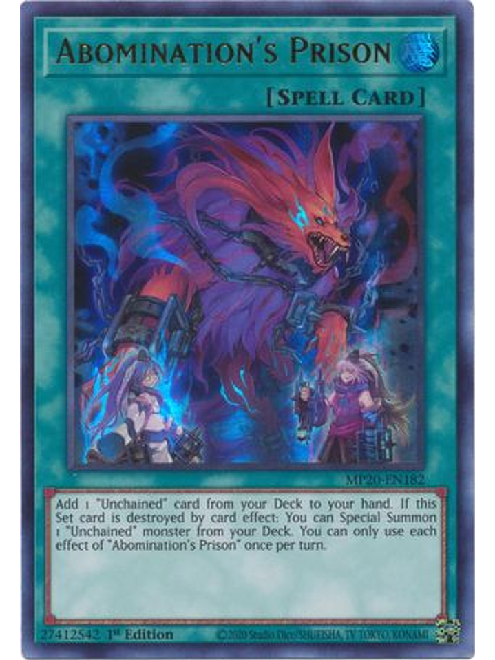 Abomination's Prison - MP20-EN182 - Ultra Rare 1st Edition 1