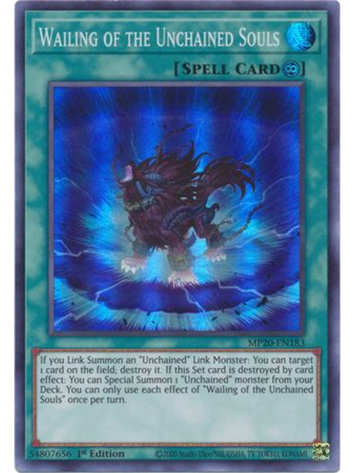 Wailing of the Unchained Souls - MP20-EN183 - Super Rare 1st Edition 1
