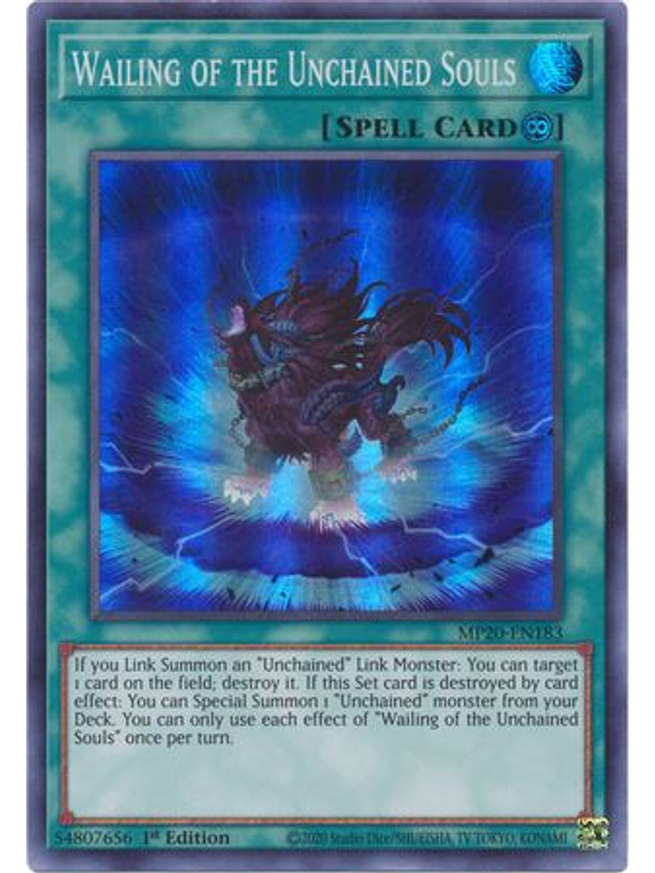 Wailing of the Unchained Souls - MP20-EN183 - Super Rare 1st Edition 1