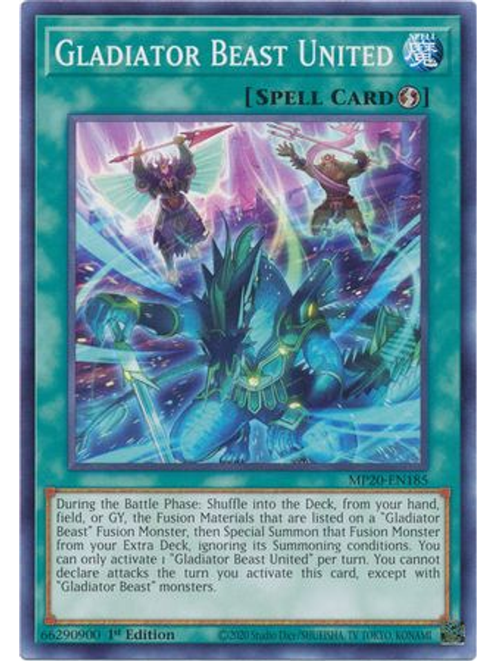 Gladiator Beast United - MP20-EN185 - Common 1st Edition 1