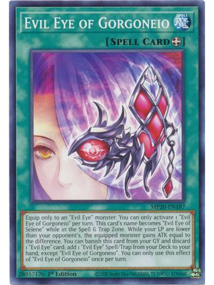 Evil Eye of Gorgoneio - MP20-EN187 - Common 1st Edition 1