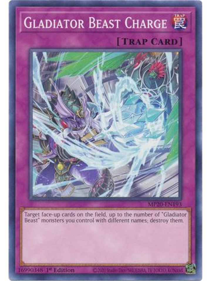 Gladiator Beast Charge - MP20-EN193 - Common 1st Edition 1