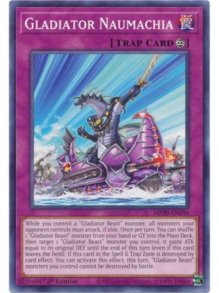 Gladiator Naumachia - MP20-EN194 - Common 1st Edition 1
