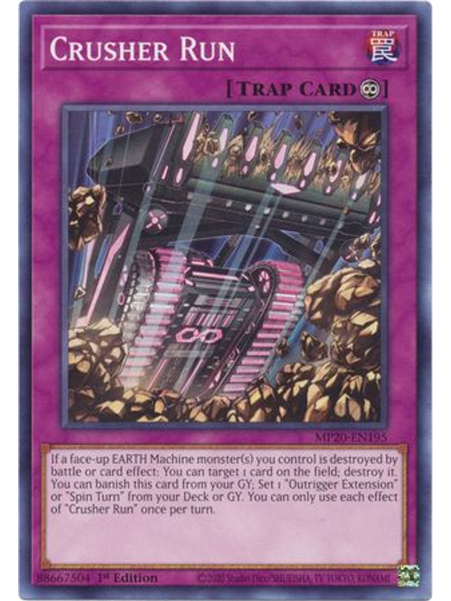 Crusher Run - MP20-EN195 - Common 1st Edition 1