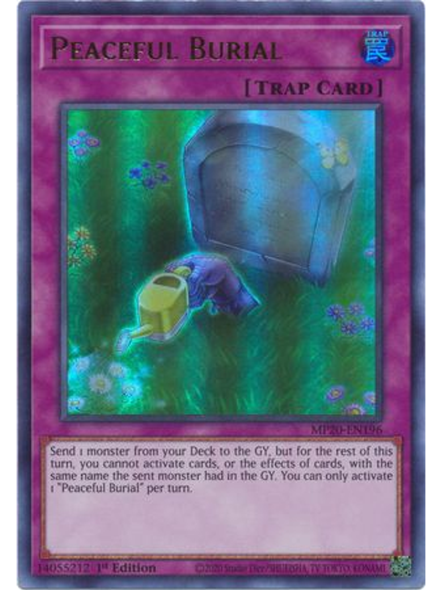 Peaceful Burial - MP20-EN196 - Ultra Rare 1st Edition 1