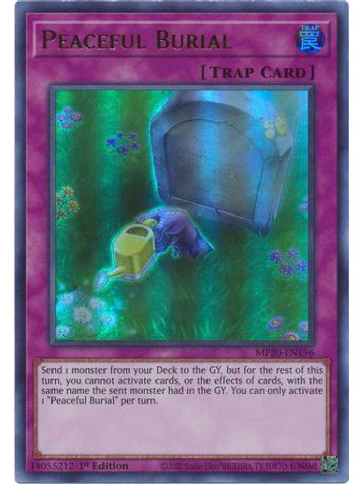 Peaceful Burial - MP20-EN196 - Ultra Rare 1st Edition 1