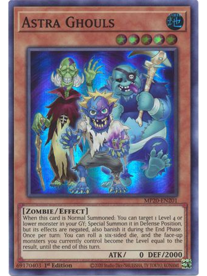 Astra Ghouls - MP20-EN201 - Super Rare 1st Edition 1