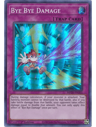 Bye Bye Damage - MP20-EN202 - Super Rare 1st Edition