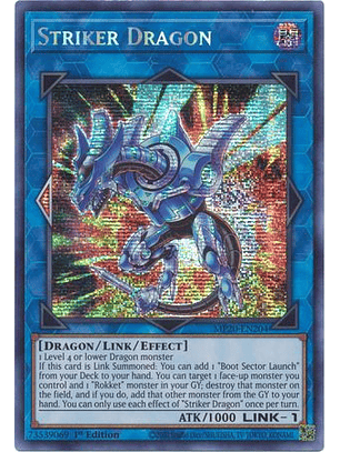 Striker Dragon - MP20-EN204 - Prismatic Secret Rare 1st Edition