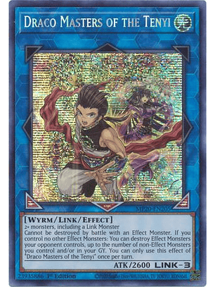 Draco Masters of the Tenyi - MP20-EN205 - Prismatic Secret Rare 1st Edition