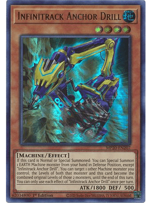 Infinitrack Anchor Drill - MP20-EN207 - Ultra Rare 1st Edition