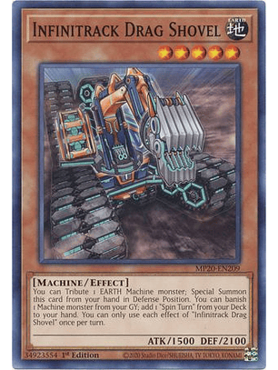 Infinitrack Drag Shovel - MP20-EN209 - Common 1st Edition