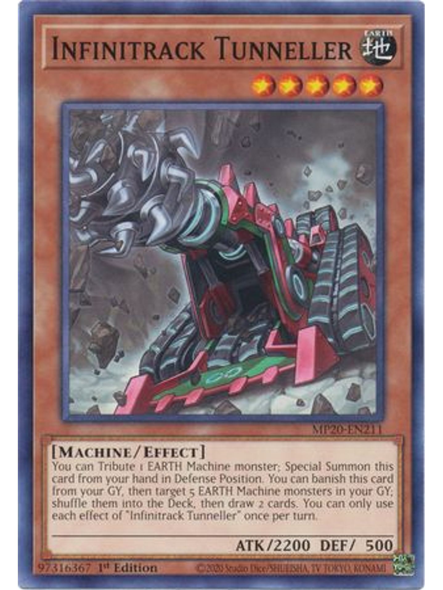 Infinitrack Tunneller - MP20-EN211 - Common 1st Edition 1