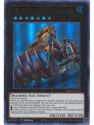 Infinitrack Mountain Smasher - MP20-EN213 - Ultra Rare 1st Edition