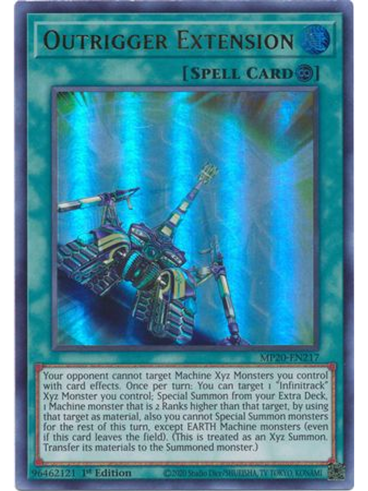 Outrigger Extension - MP20-EN217 - Ultra Rare 1st Edition 1