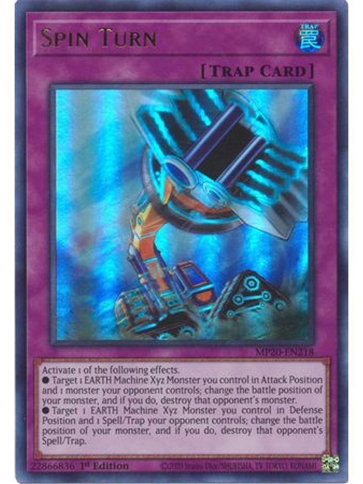 Spin Turn - MP20-EN218 - Ultra Rare 1st Edition 1
