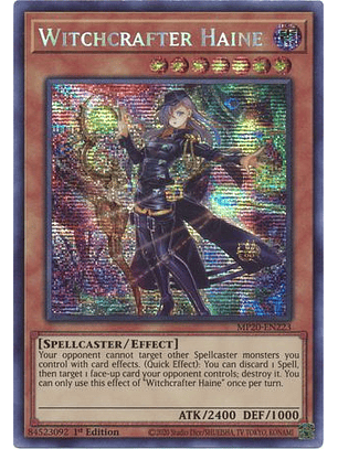 Witchcrafter Haine - MP20-EN223 - Prismatic Secret Rare 1st Edition