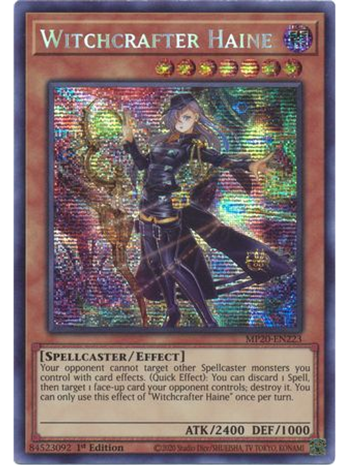 Witchcrafter Haine - MP20-EN223 - Prismatic Secret Rare 1st Edition 1