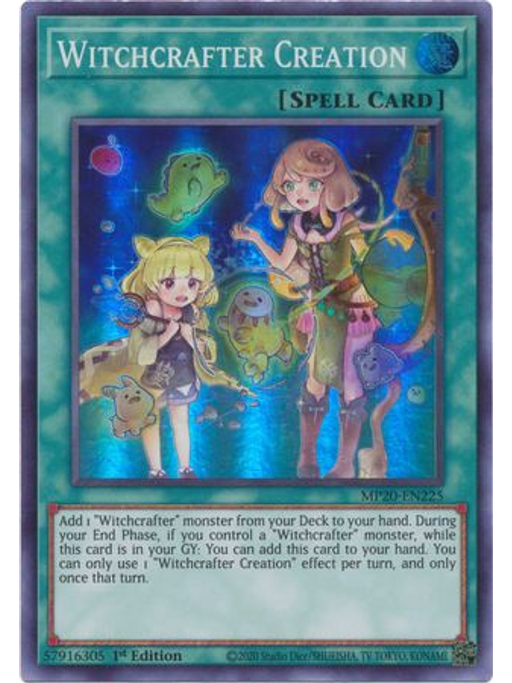 Witchcrafter Creation - MP20-EN225 - Super Rare 1st Edition 1