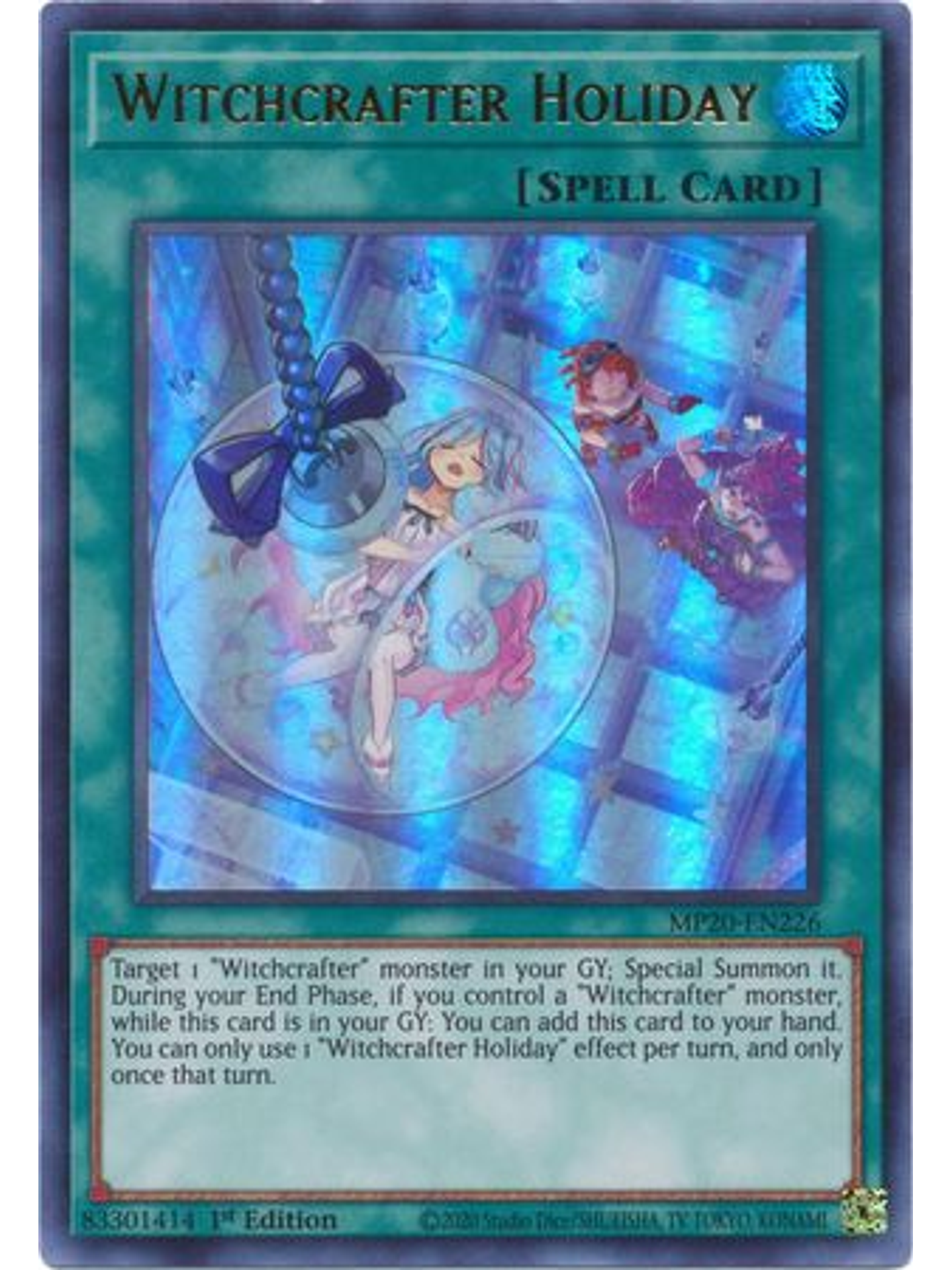 Witchcrafter Holiday - MP20-EN226 - Ultra Rare 1st Edition 1