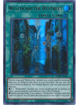 Witchcrafter Bystreet - MP20-EN229 - Ultra Rare 1st Edition