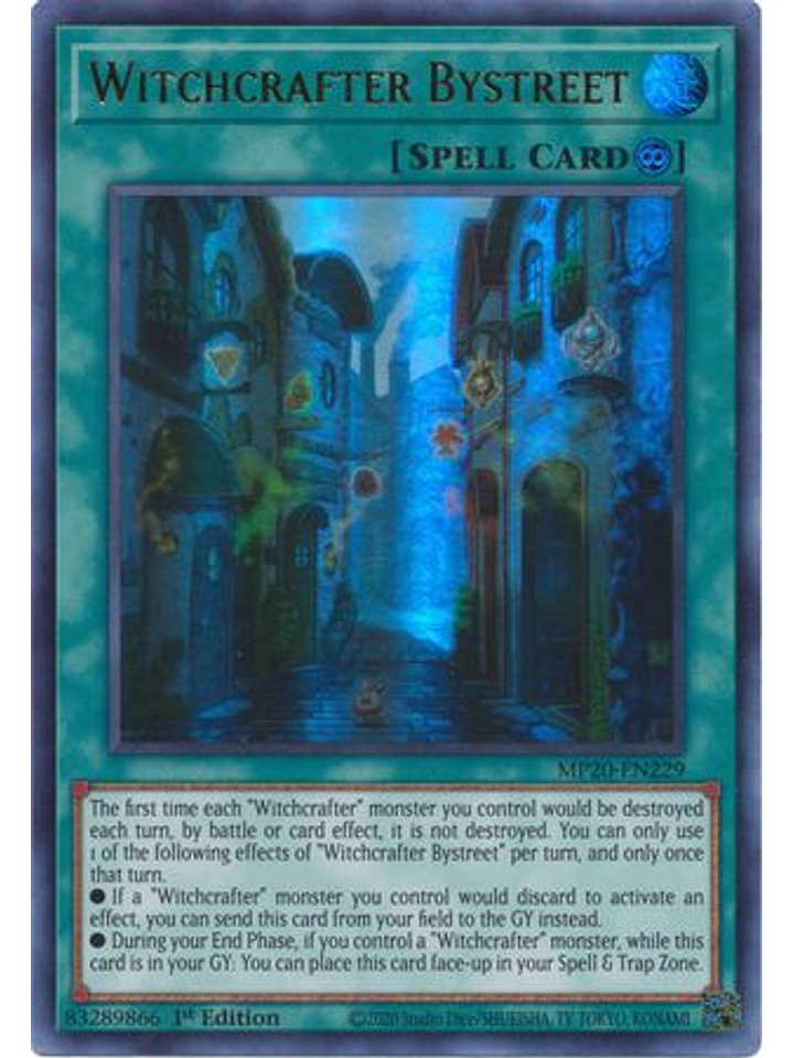 Witchcrafter Bystreet - MP20-EN229 - Ultra Rare 1st Edition 1