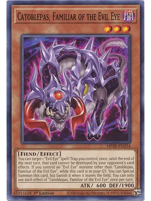 Catoblepas, Familiar of the Evil Eye - MP20-EN234 - Common 1st Edition
