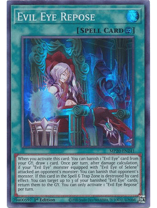 Evil Eye Repose - MP20-EN241 - Super Rare 1st Edition