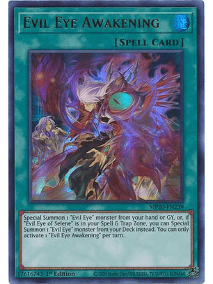 Evil Eye Awakening - MP20-EN239 - Ultra Rare 1st Edition