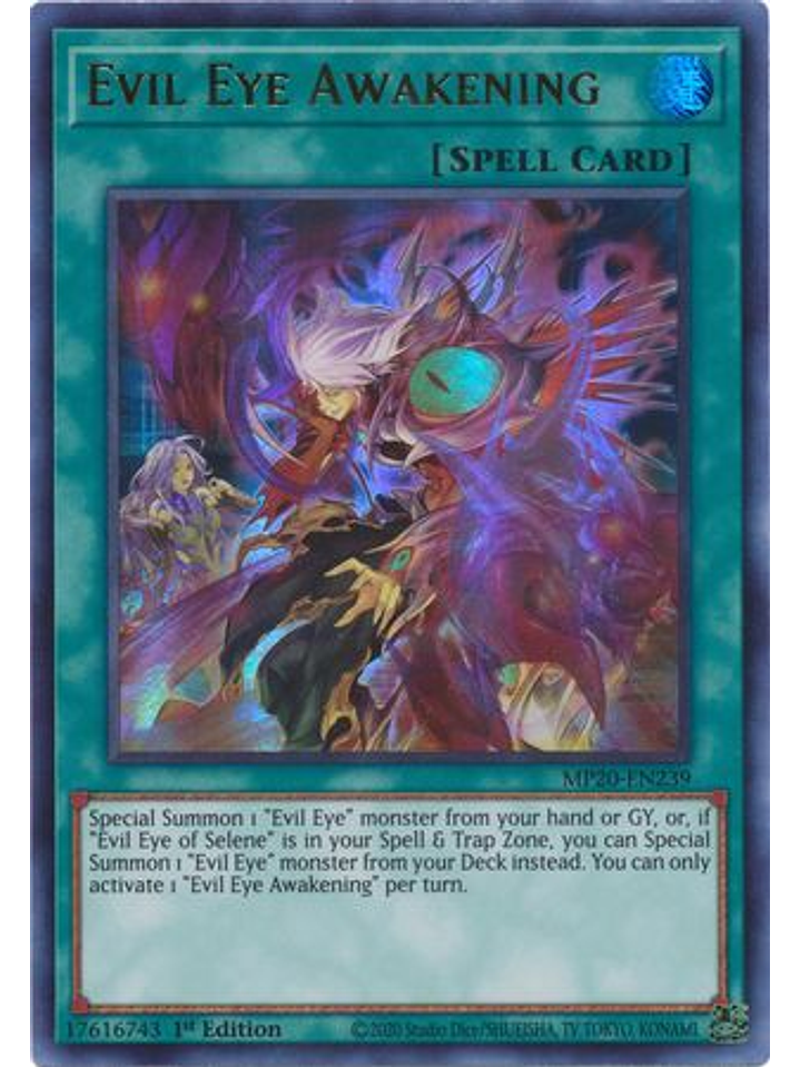 Evil Eye Awakening - MP20-EN239 - Ultra Rare 1st Edition 1