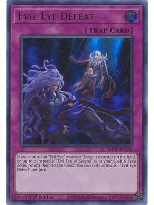 Evil Eye Defeat - MP20-EN242 - Ultra Rare 1st Edition