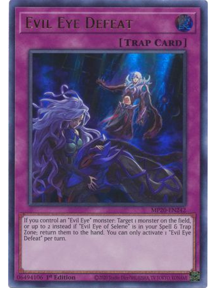 Evil Eye Defeat - MP20-EN242 - Ultra Rare 1st Edition 1