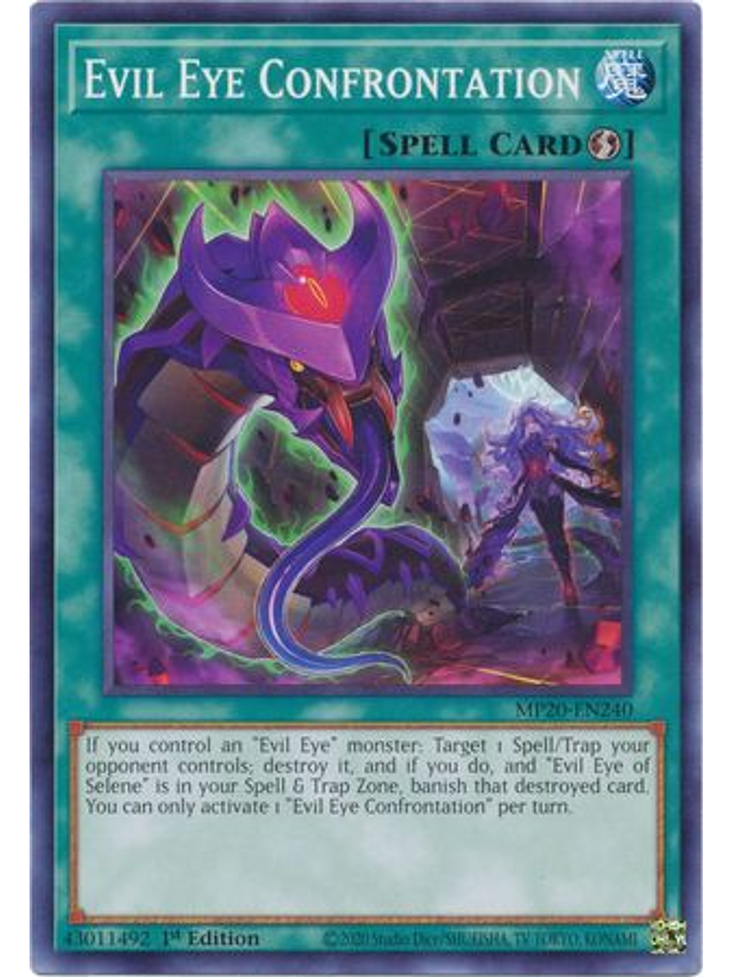 Evil Eye Confrontation - MP20-EN240 - Common 1st Edition 1