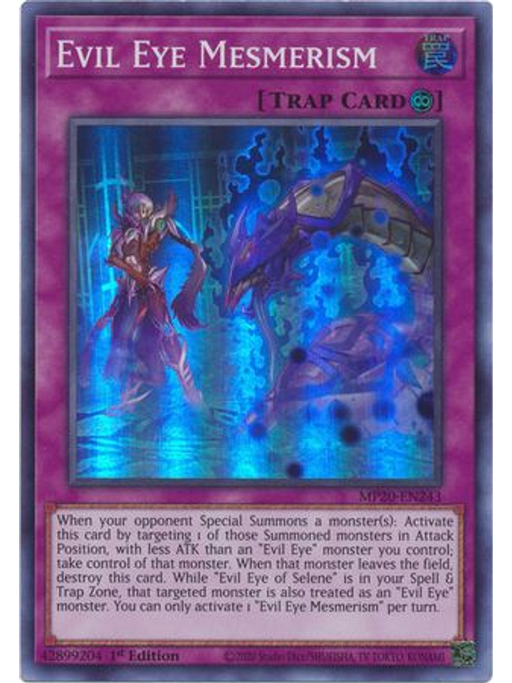 Evil Eye Mesmerism - MP20-EN243 - Super Rare 1st Edition 1