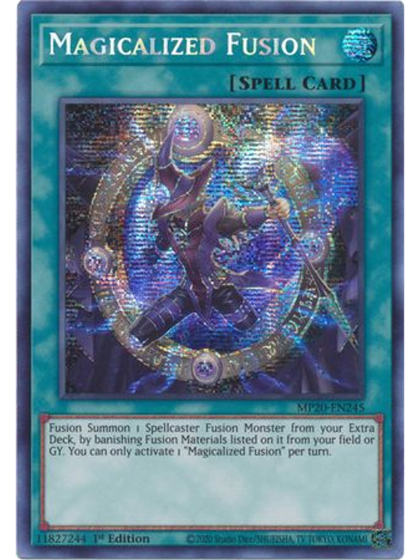 Magicalized Fusion - MP20-EN245 - Prismatic Secret Rare 1st Edition 1