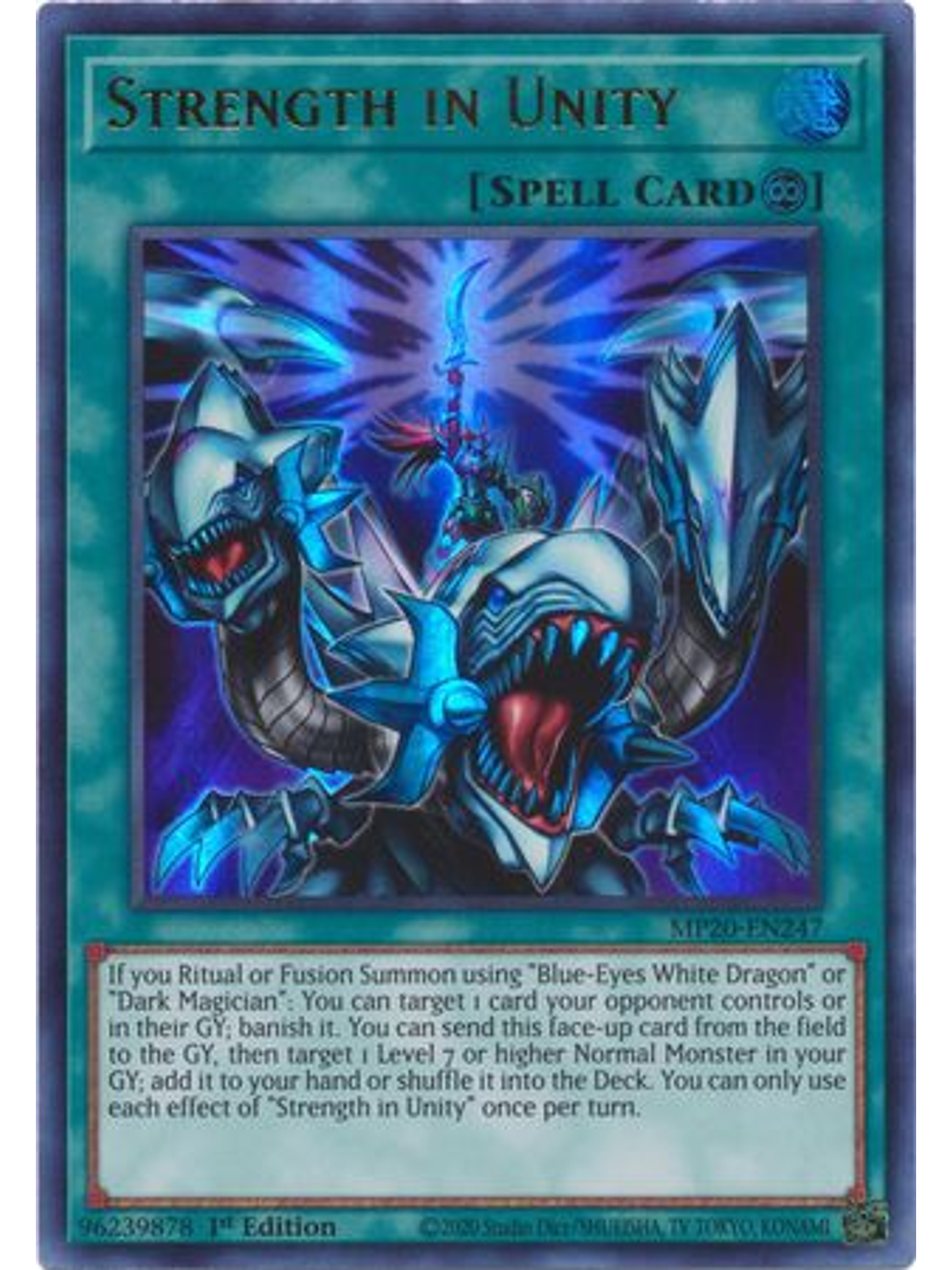 Strength in Unity - MP20-EN247 - Ultra Rare 1st Edition 1
