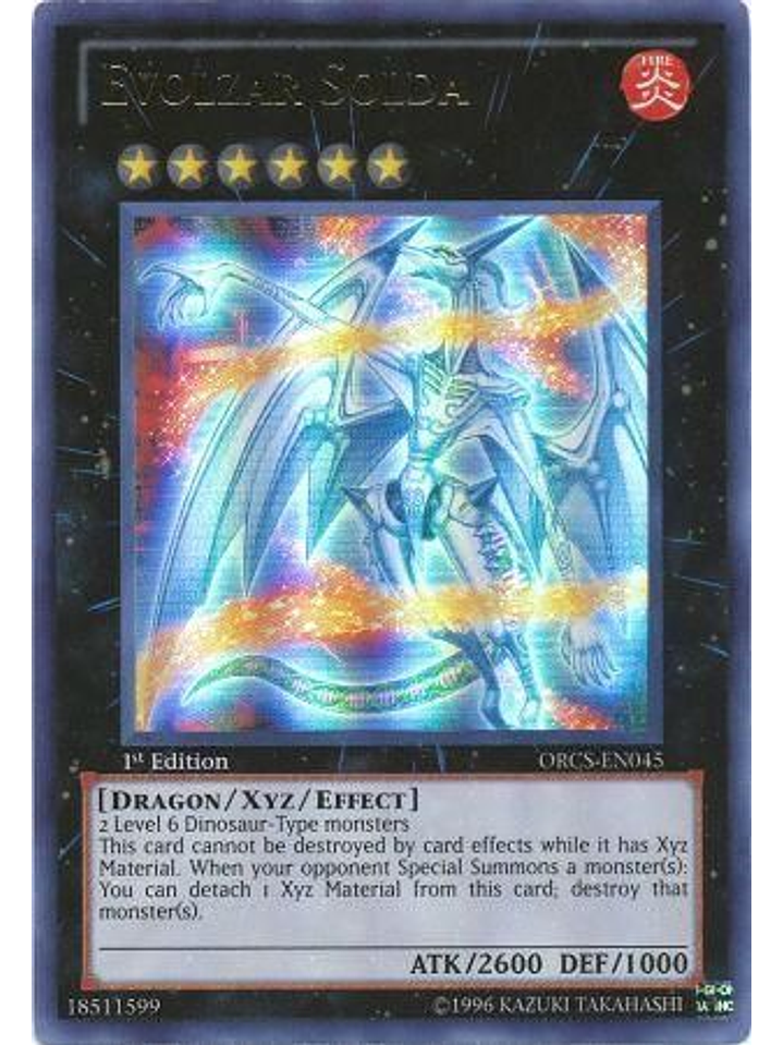 Evolzar Solda - ORCS-EN045 - Ultra Rare 1st Edition 1