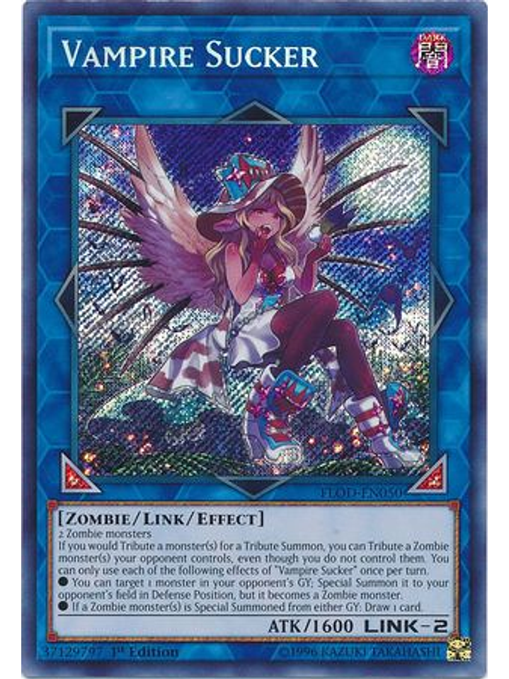 Vampire Sucker - FLOD-EN050 - Secret Rare 1st Edition 1