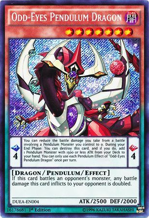 Odd-Eyes Pendulum Dragon - DUEA-EN004 - Secret Rare 1st Edition