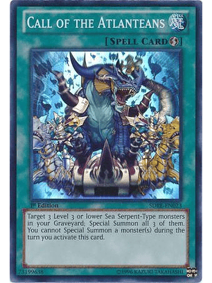 Call of the Atlanteans - SDRE-EN023 - Super Rare 1st Edition