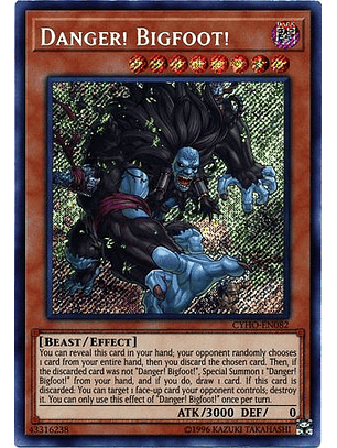 Danger! Bigfoot! - CYHO-EN082 - Secret Rare Unlimited